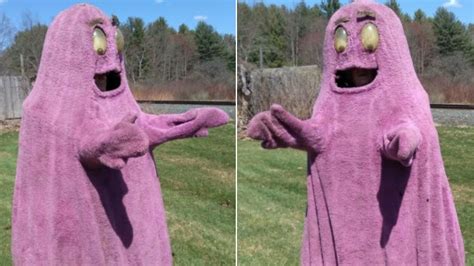 eBay Is Selling A Vintage McDonald's Grimace Costume That's Absolutely ...