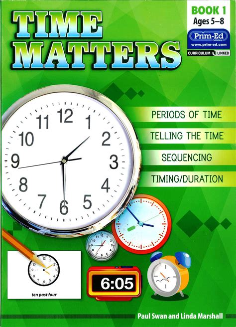 Time Matters Book 1 - Ages 5-8 Years