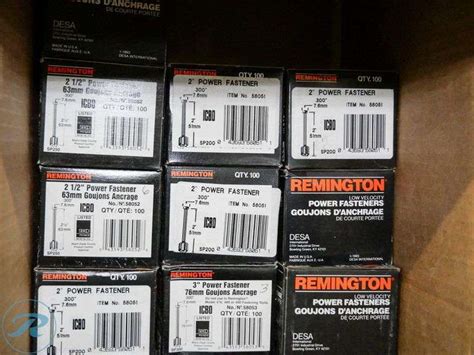 Assorted Remington Power Fasteners - Roller Auctions