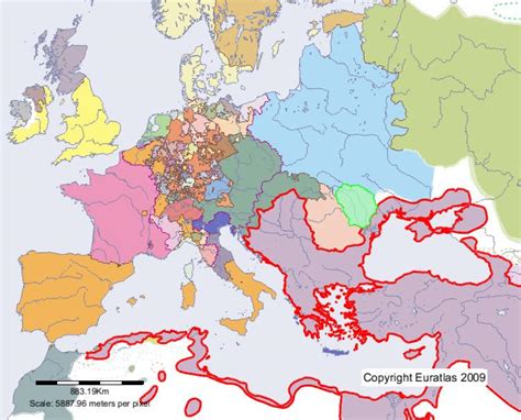 Euratlas Periodis Web - Map of Ottoman Empire in Year 1600