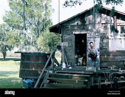 cajun culture louisiana dovie naquin at montegut home bayou lafourche ...