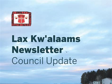 Lax Kw’alaams Newsletter Council Update – Lax Kw'alaams Band