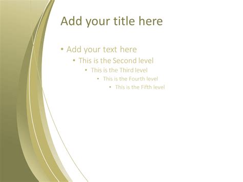 Gold Abstract PowerPoint Template - PresentationGO.com