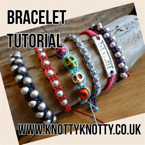 TUTORIAL Macrame Bracelets / Adjustable Macrame Bracelets with