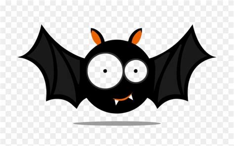 Find hd Cute Halloween Cartoon Clipart Bat Halloween , Png - Vector ...