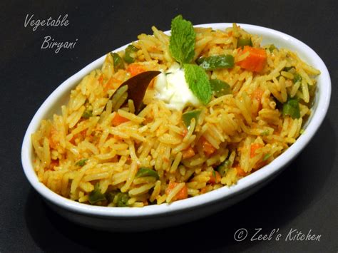 Vegetable Biryani ( Veg Biryani ) Recipe | Zeel's Kitchen | Recipe ...