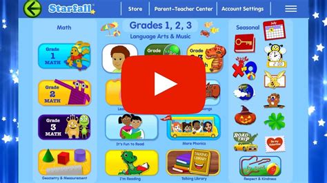 Starfall First Grade Math Fun! Grade 1 lesson 1 - YouTube