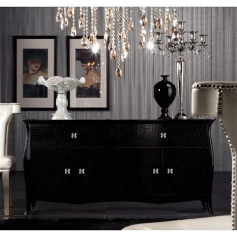 Imperial Transitional Black Buffet | Black buffet, Black buffet table ...