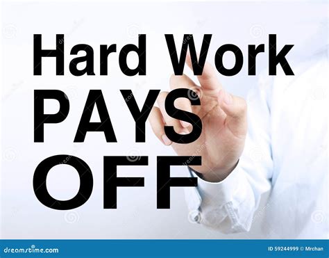 Hard Work Pays Off Royalty-Free Stock Photo | CartoonDealer.com #59244999