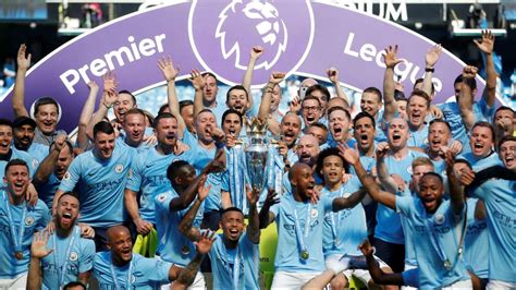 Watch: Pep Guardiola's swashbuckling Manchester City lift Premier ...