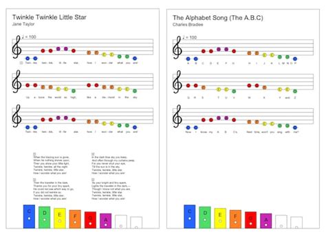 Xylophone Songs With Notes