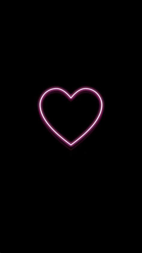 Neon Heart Wallpaper | Harfleme, Resim, Duvar kağıdı