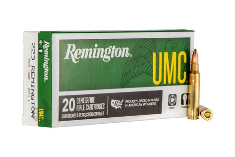 Remington Ammunition L223R3 UMC .223 Rem 55gr FMJ Rifle Ammo - 200 ...