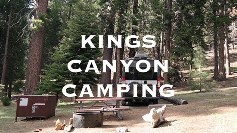 Kings Canyon National Park - Camping Near The General Grant Tree