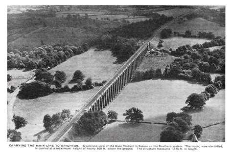 File:Ouse Valley Viaduct, aerial view (RWW 1935).jpg - The Brighton Toy ...