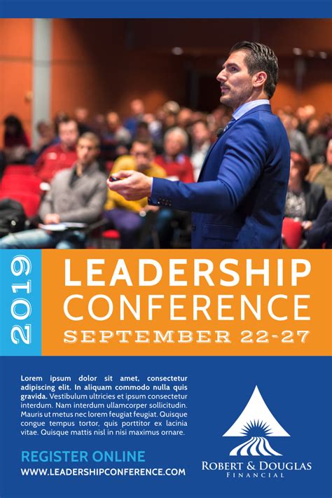 Leadership Conference Poster Template | MyCreativeShop