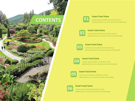 Garden Landscaping - Free Powerpoint Templates Design