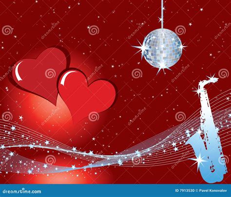 Valentines Music Background Stock Photo - Image: 7913530