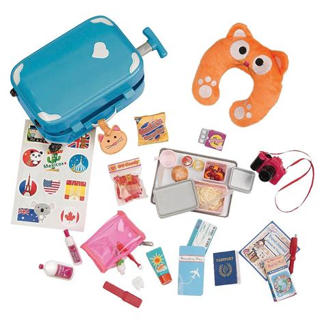 Our Generation Well Traveled Luggage Accessory Set | Doll suitcase, Our ...