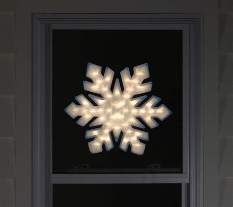 Northlight Lighted Snowflake Christmas Window Decoration - QVC.com