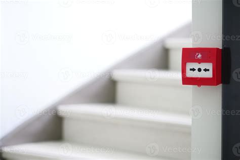 Red fire alarm button on wall , 22815230 Stock Photo at Vecteezy