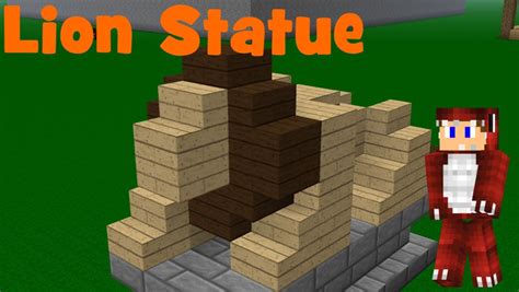 minecraft lion statue | Minecraft architecture, Minecraft houses ...