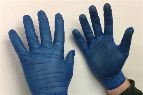 Blue Nitrile Exam Gloves - American Performance Polymers