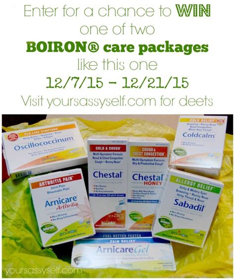 Homeopathic Medicine Made Easy with BOIRON® + Giveaway - Your Sassy Self