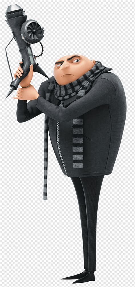 Gru holding gun illustration, Despicable Me Steve Carell Marlena Gru ...