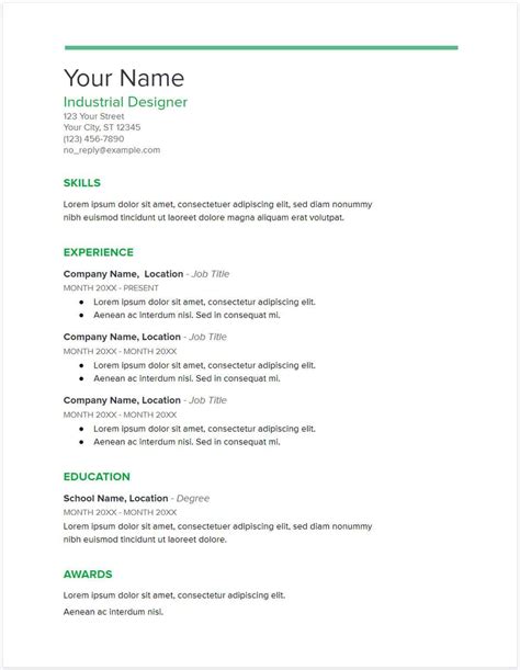 30 Google Docs Resume Templates [Downloadable PDFs]