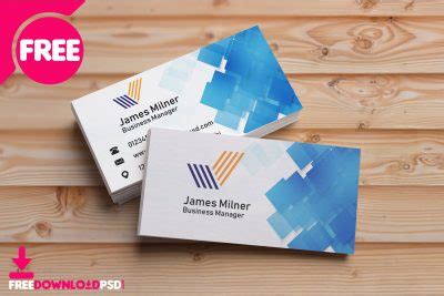 Personal Office Business Card Template | FreedownloadPSD.com