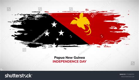 Happy Independence Day Papua New Guinea Stock Vector (Royalty Free ...