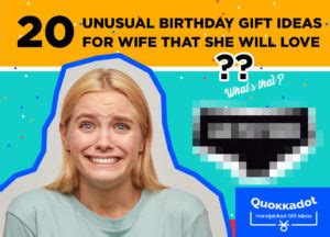 20 Unusual Birthday Gift Ideas For Wife That She Will Love - Quokkadot