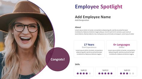 Employee Spotlight PowerPoint Presentation | PPT Templates