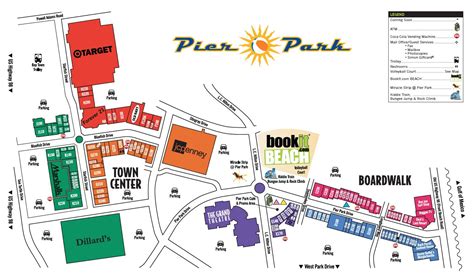 Pier Park Map Panama City Beach - Cities And Towns Map