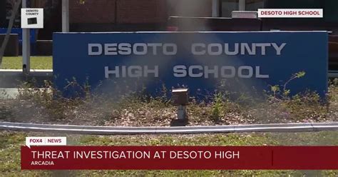 The DeSoto County Sheriff responds to a threat to the high school