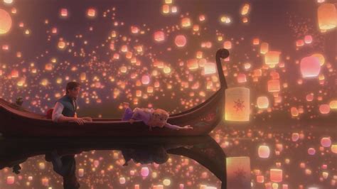 Disney Tangled Lanterns Wallpaper