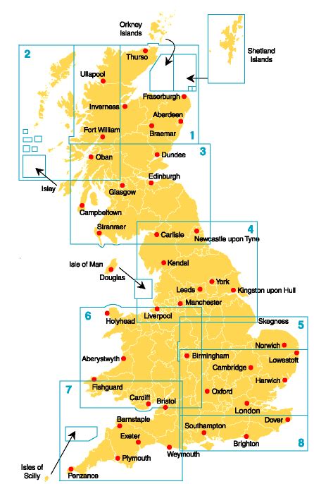 Ordnance Survey OS Road map series - journey planning maps at 1;250,000 ...