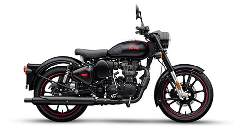 Royal Enfield Classic 350 Stealth Black Colour, All Classic 350 Colour ...