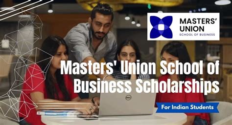 Masters' Union School of Business Scholarships in India