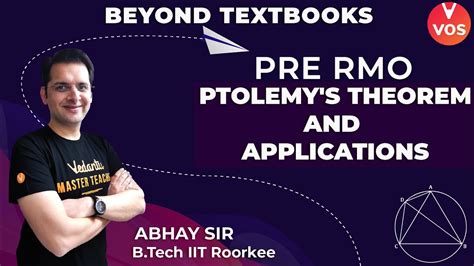 Ptolemy's Theorem and Applications [Geometry] L-11 | Beyond Textbooks ...