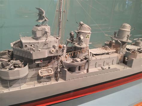 USS The Sullivans Fletcher class destroyer Model by Charles Parsons ...