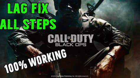 Call of Duty: Black Ops 1 Lag Fix|| All Steps|| SE Sifat - YouTube