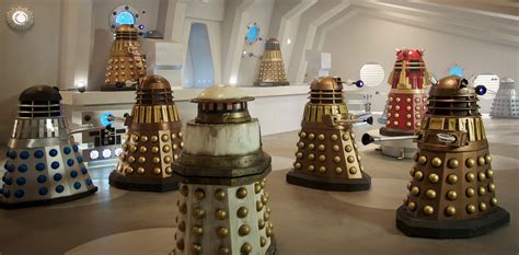 Girl With Doctor Who Daleks