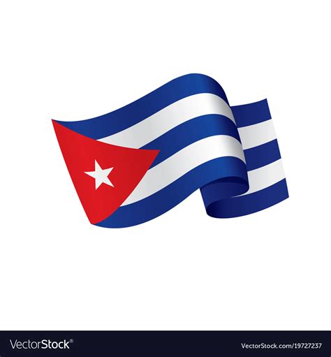 Cuba flag Royalty Free Vector Image - VectorStock