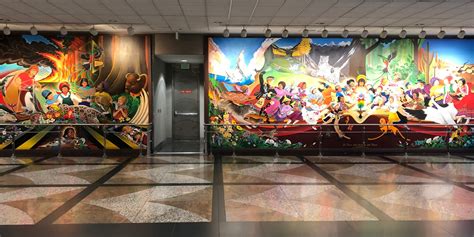 How Denver Airport’s Murals Feed Conspiracy Theorist | Painting ...