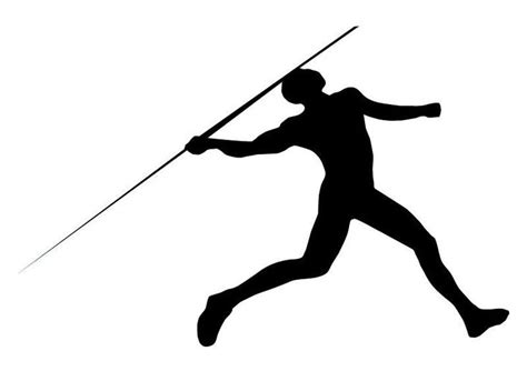 Image result for silhouette of a javelin throw | Sports wall decals ...