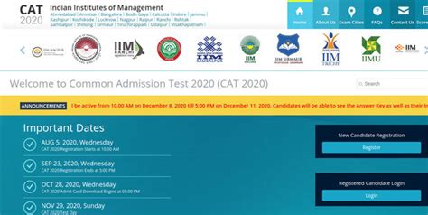 CAT 2020 Final Answer Key Released at iimcat.ac.in: Direct Link to ...