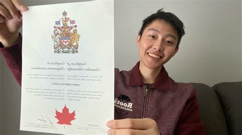 I AM OFFICIALLY A CANADIAN! 🇨🇦 Canadian Certificate - YouTube