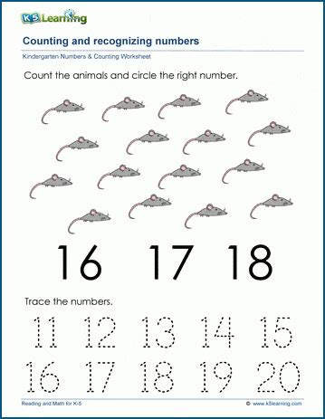 Count to sixteen | K5 Learning